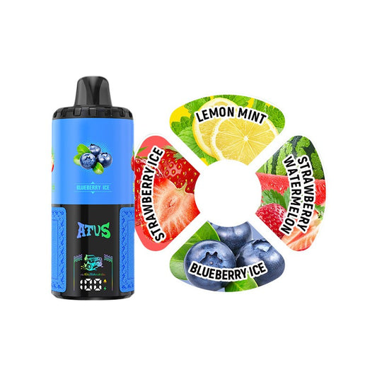 atvs 60k vape lemon mint blueberry ice