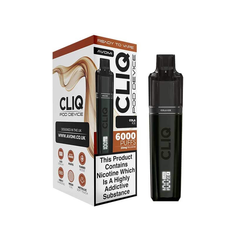 avomi cliq prefilled kit cola ice