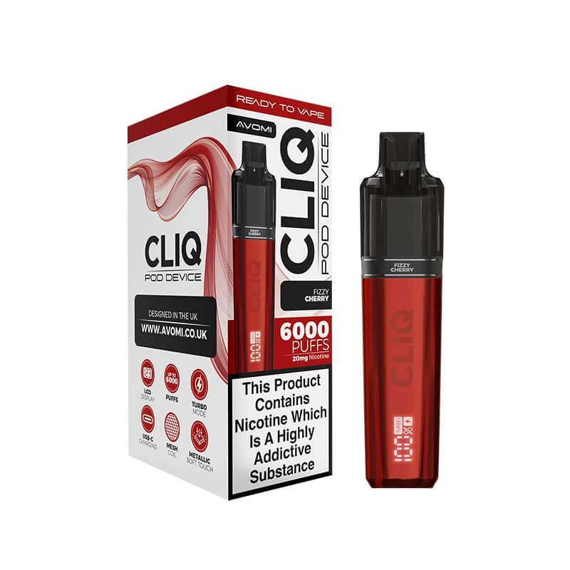 avomi cliq prefilled kit fizzy cherry