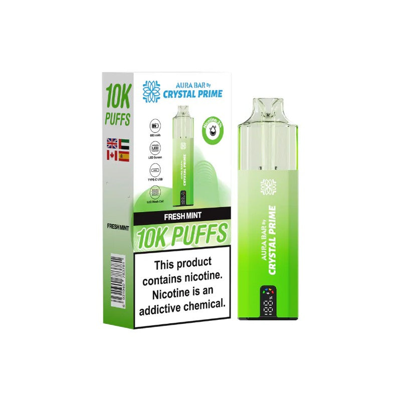 crystal prime aura bar 10k fresh mint