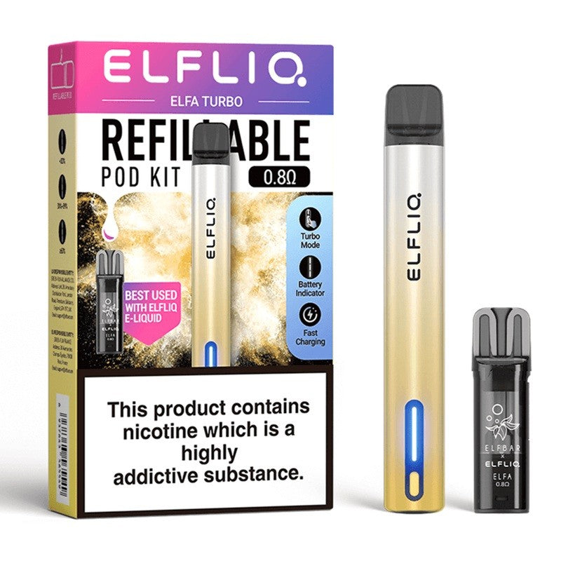 elfliq elfa turbo aurora gold