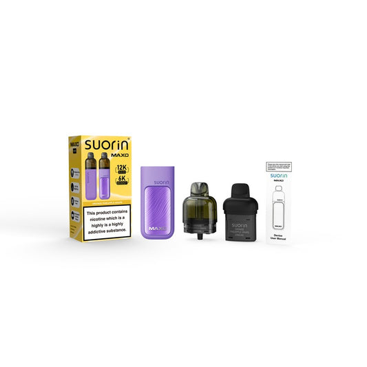 suorin maxo 12k kit orange pineapple grape