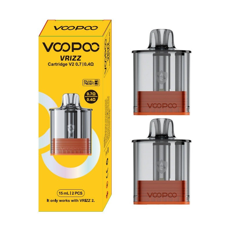 04ohm 07ohm dual mesh voopoo vrizz v2 pod