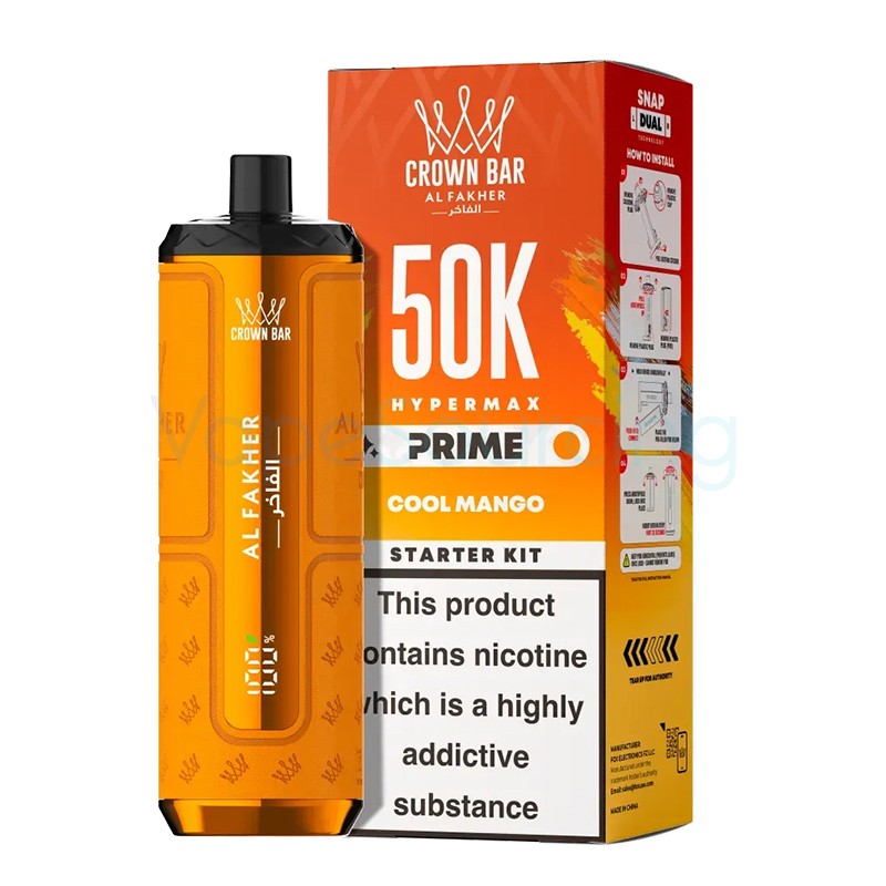 al fakher hypermax prime 50k kit cool mango
