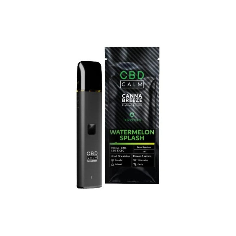 cbd calm cannabreeze kit watermelon splash