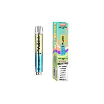 crystal bar original 600 kit sour pineapple ice