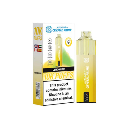 crystal prime aura bar 10k lemon lime