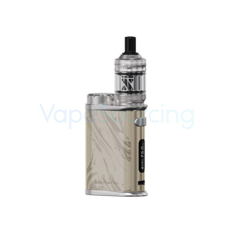 eleaf istick pico plus kit with gtl x tank light gold