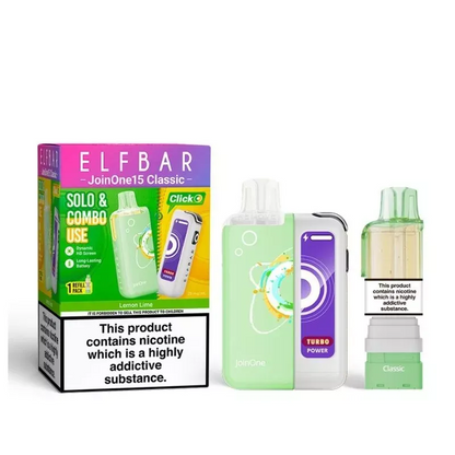 elf bar joinone 15 classic kit lemon lime