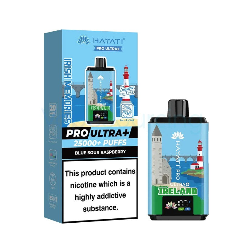 hayati pro ultra plus 25k ireland edition blue sour raspberry