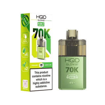 hqd glow air 70k kit fresh mint and lemon lime