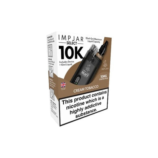 imp jar select 10k cream tobacco