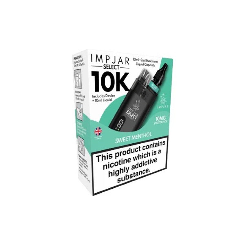 imp jar select 10k sweet menthol