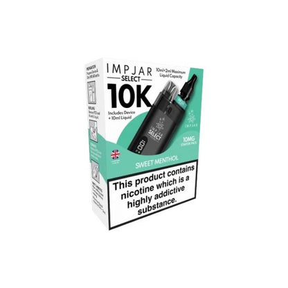imp jar select 10k sweet menthol