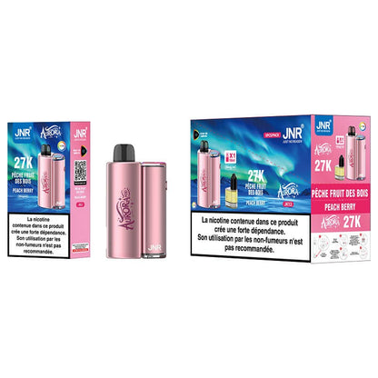 jnr aurora 27k prefilled kit peach berry