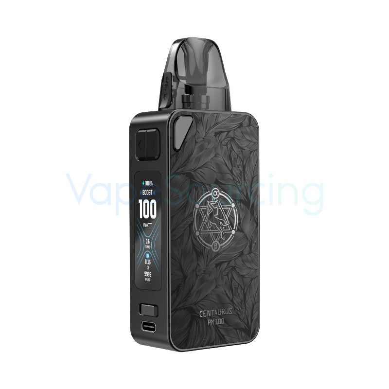 lost vape centaurus pm100 kit feather black