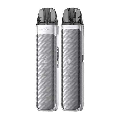 lost vape thelema aura s kit carbon silver