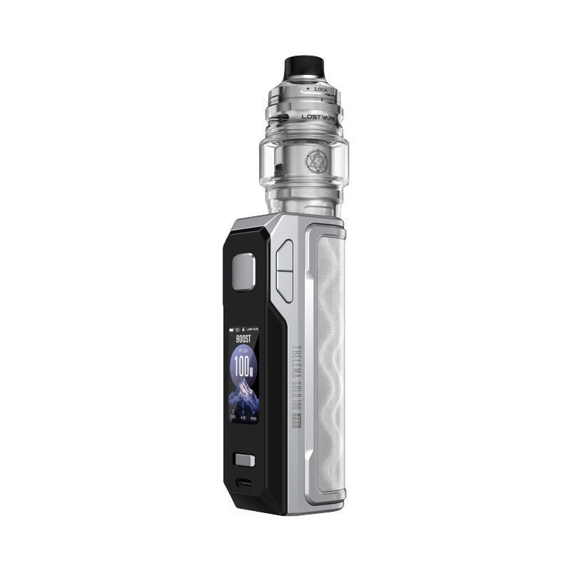 lost vape thelema solo 100 pro wavy silver