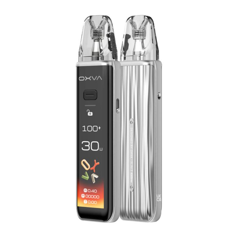 oxva xli v3 ultra kit metal silver