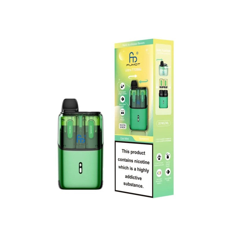 randm fumot t32000 ultra vape cool mint spearmint