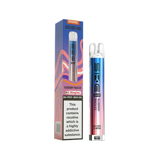 ske bar 600 prefilled kit blueberry peach ice