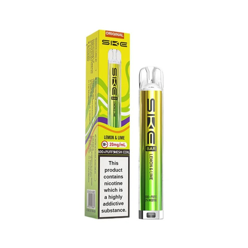 ske bar 600 prefilled kit lemon and lime
