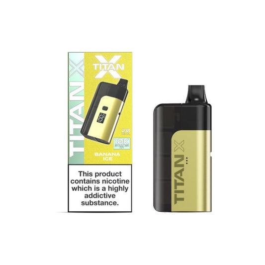 titan x 10k prefilled kit banna ice