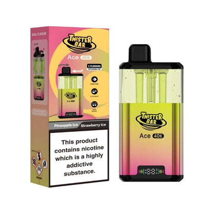 twister bar ace 40k kit pineapple ice strawberry ice