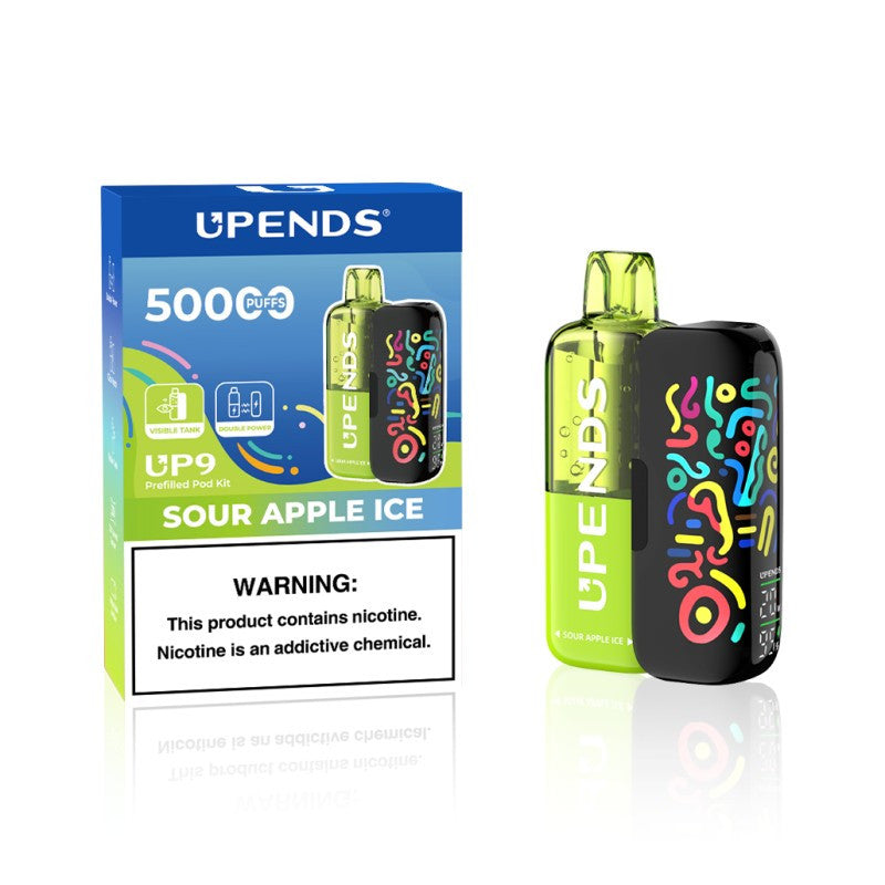 upends up9 50k kit sour apple ice