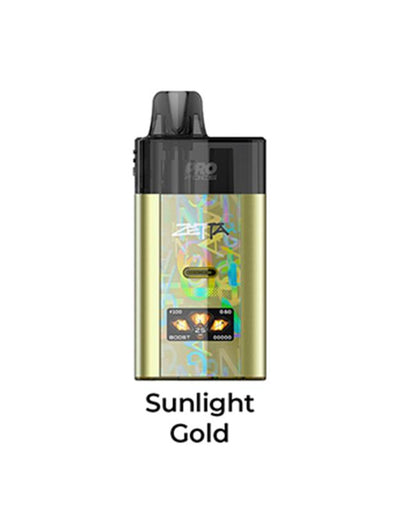 uwell zetta pro kit sunlight gold