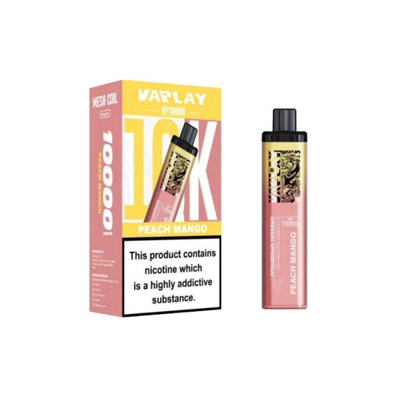 vaplay royal 10k vape peach mango