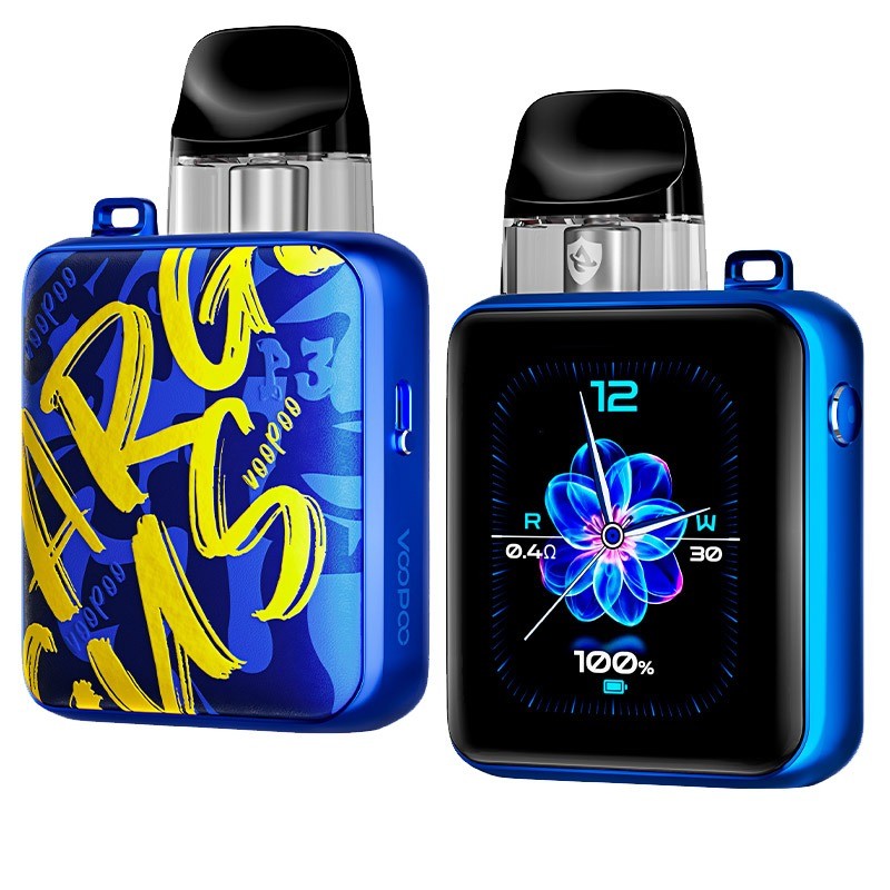 voopoo argus p3 pod kit blue leather