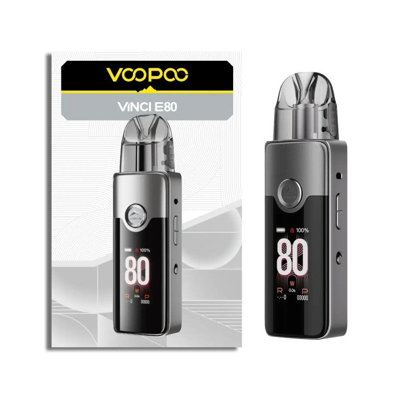 voopoo vinci e80 kit metal gray