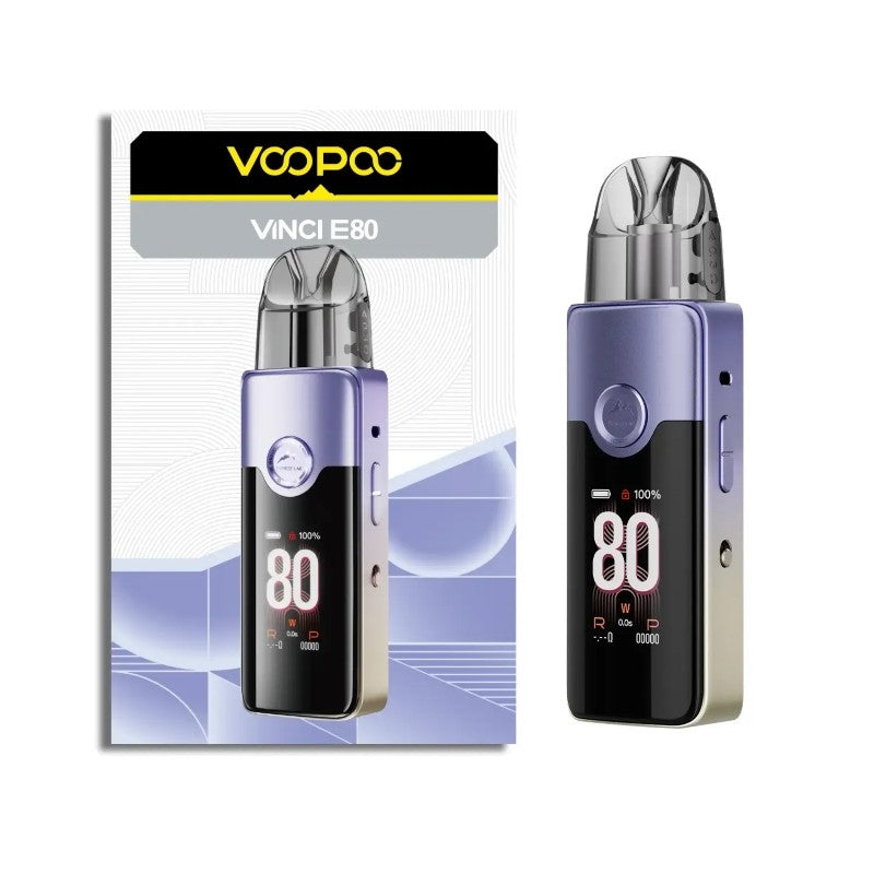 voopoo vinci e80 kit purple gold gradient