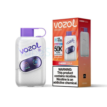vozol star click 50k kit cherry cola