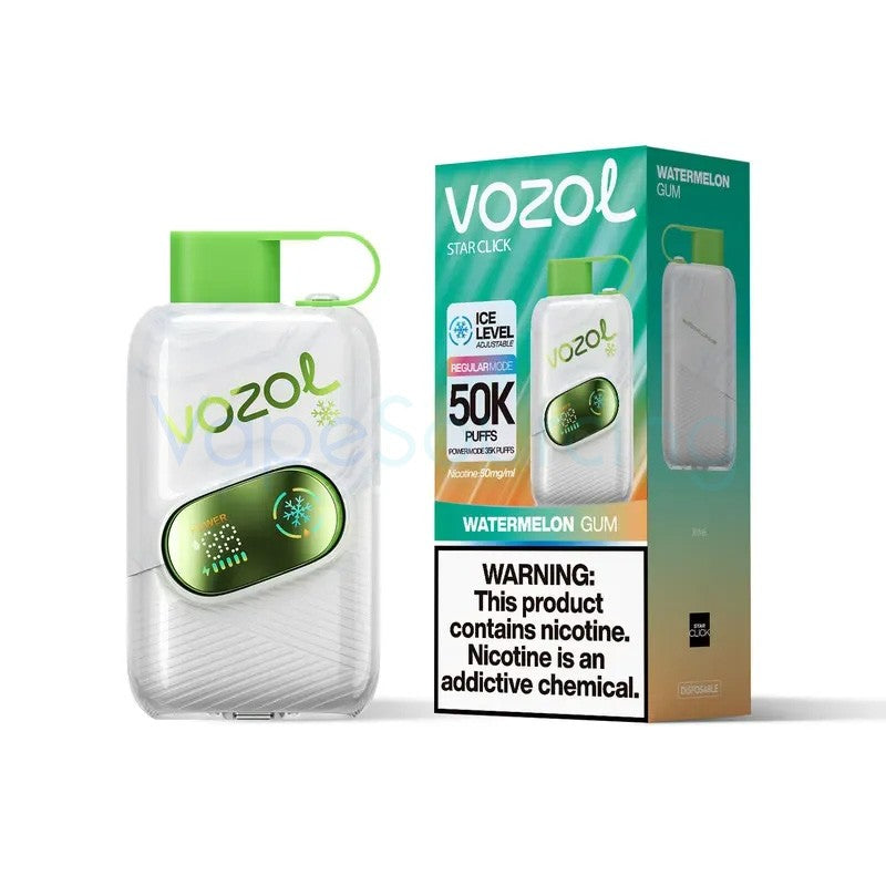 vozol star click 50k kit watermelon gum