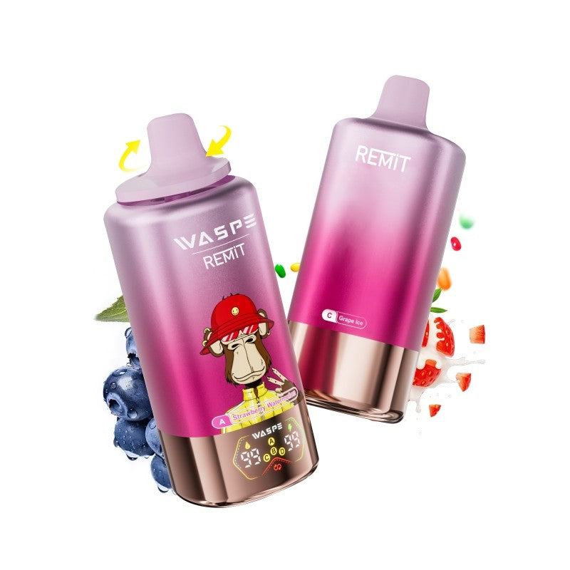 waspe remit 100k vape kit strawberry watermelon mr blue